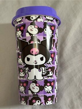 Sanrio Kuromi reusable cup with lid